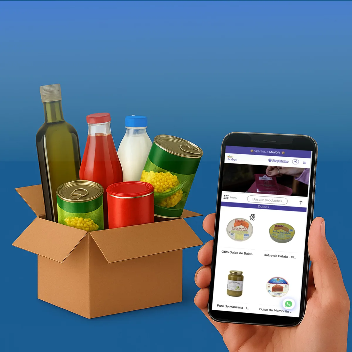 Venda por atacado de alimentos e bebidas