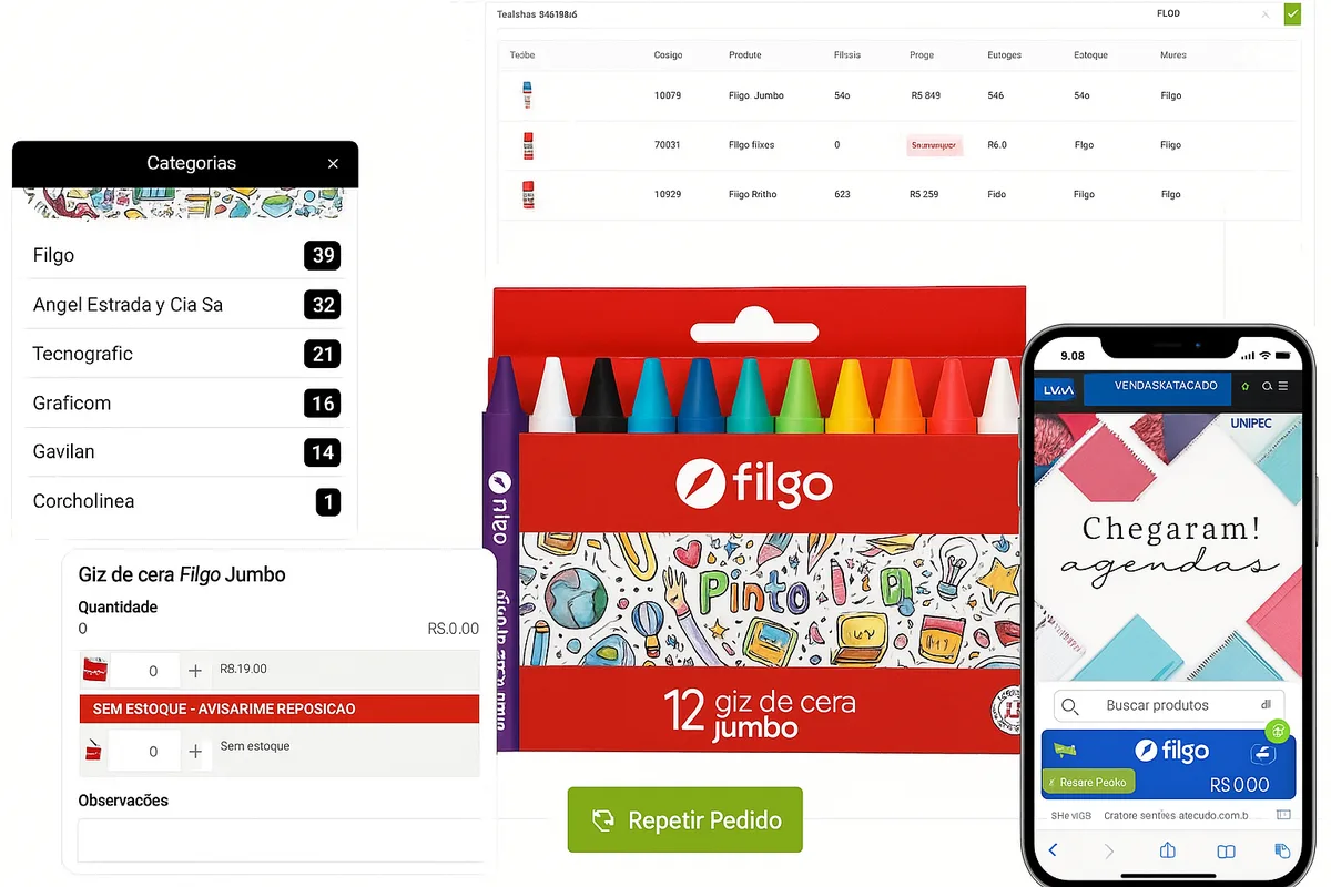 Funções para livraria e escritório de atacado vendasxatacado.com.br-1