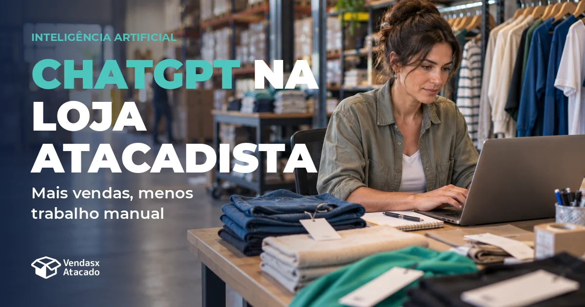 Capa: ChatGPT na loja atacadista. Mais vendas, menos trabalho manual