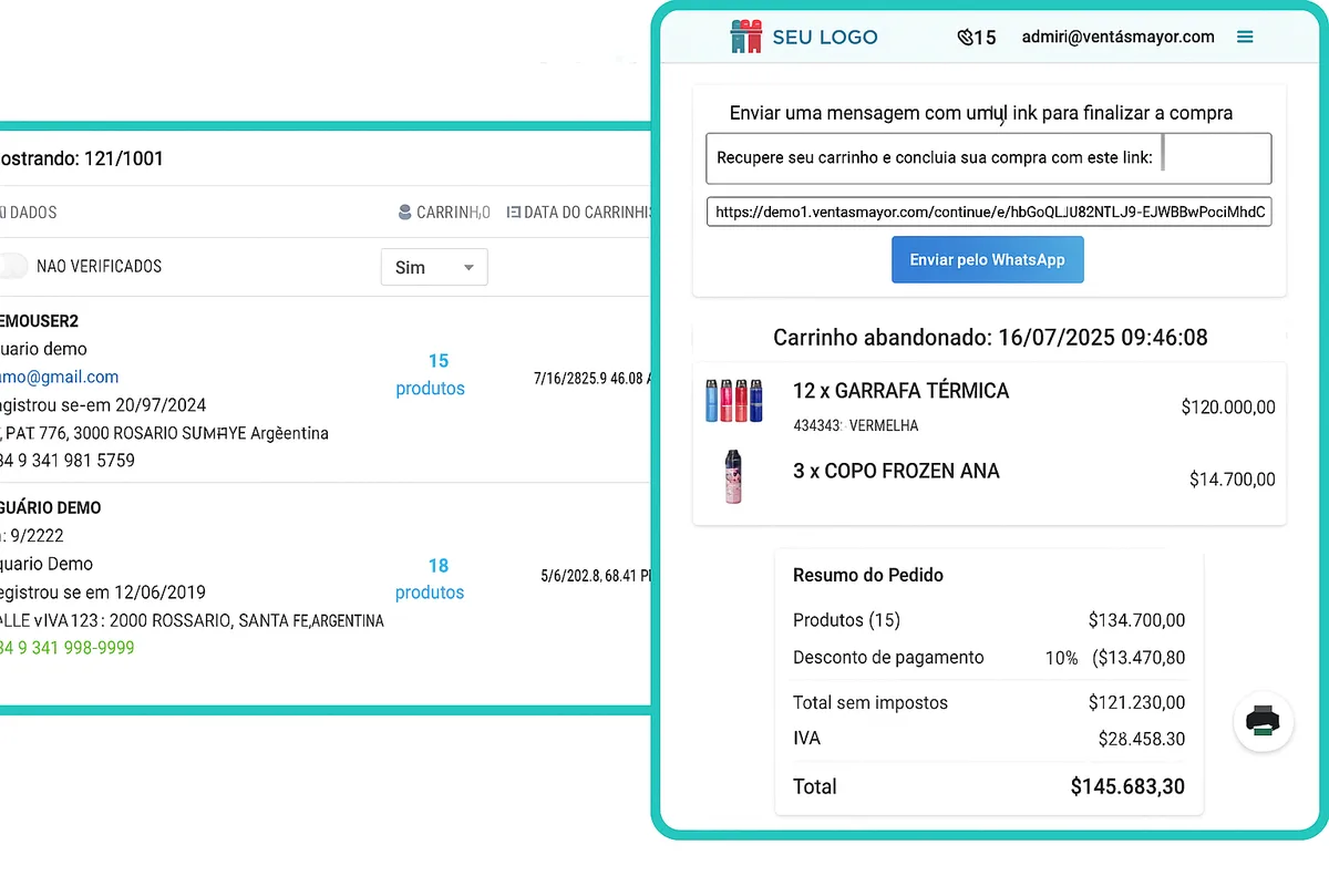 Carrinhos abandonados - Sistema de recuperação