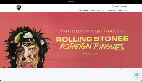 Loja atacadista de vestuário licenciado oficial Honky Tonk, criada com VendasxAtacado