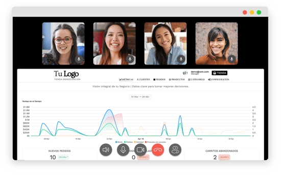 Reunião de consultoria gratuita com um especialista em comércio eletrônico b2b
