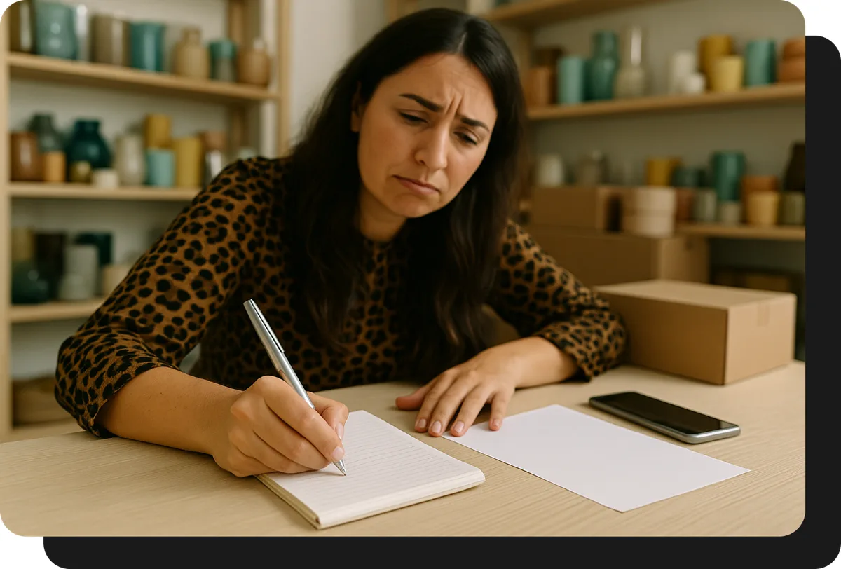 Atacadista Bazar e Deco que recebe pedidos manualmente sem vendasxatacado.com.br